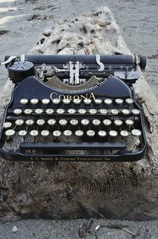 Beach Typewriter by Kelli Russell Agodon